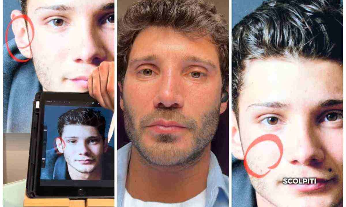 Stefano De Martino ritocchini