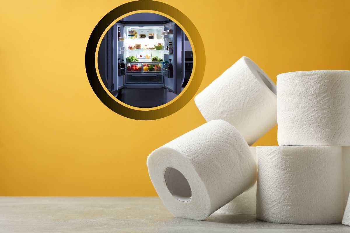 Trucco carta igienica nel frigo