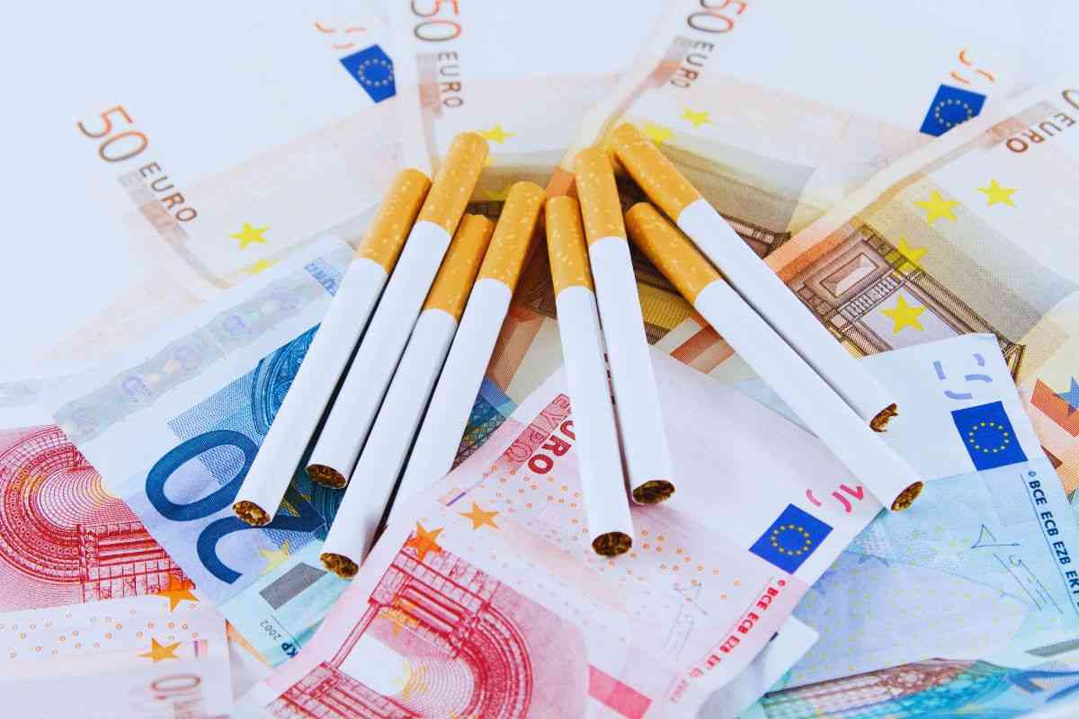aumento del costo delle sigarette